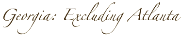 Georgia: Excluding Atlanta