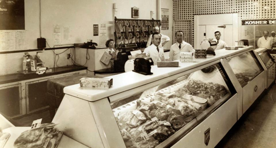 Baker's meat market, Charleston, SC - 1948